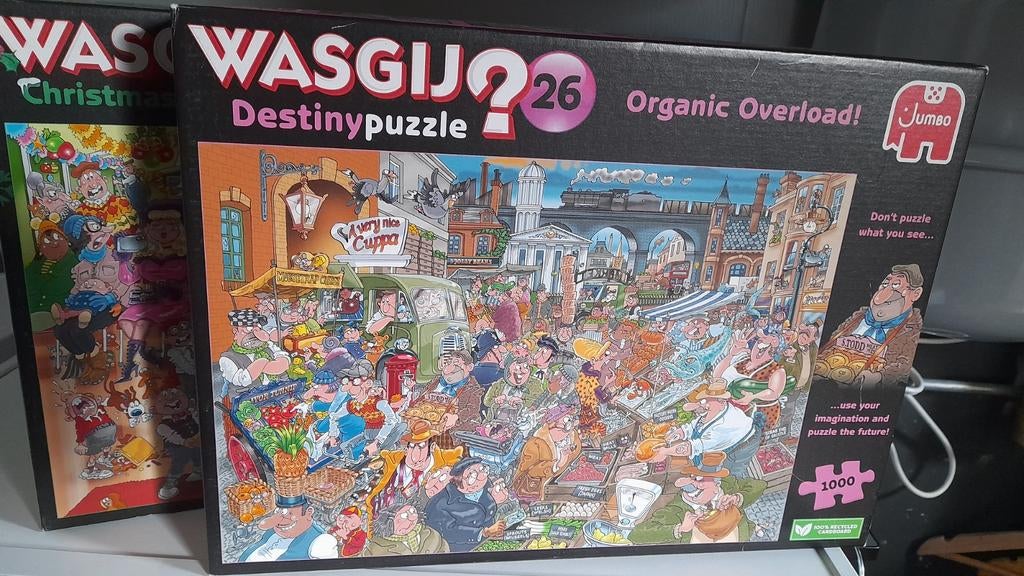Wasgij puzzels. Zie omschrijving, Hobby en Vrije tijd, Denksport en Puzzels, Ophalen of Verzenden, 500 t/m 1500 stukjes, Zo goed als nieuw