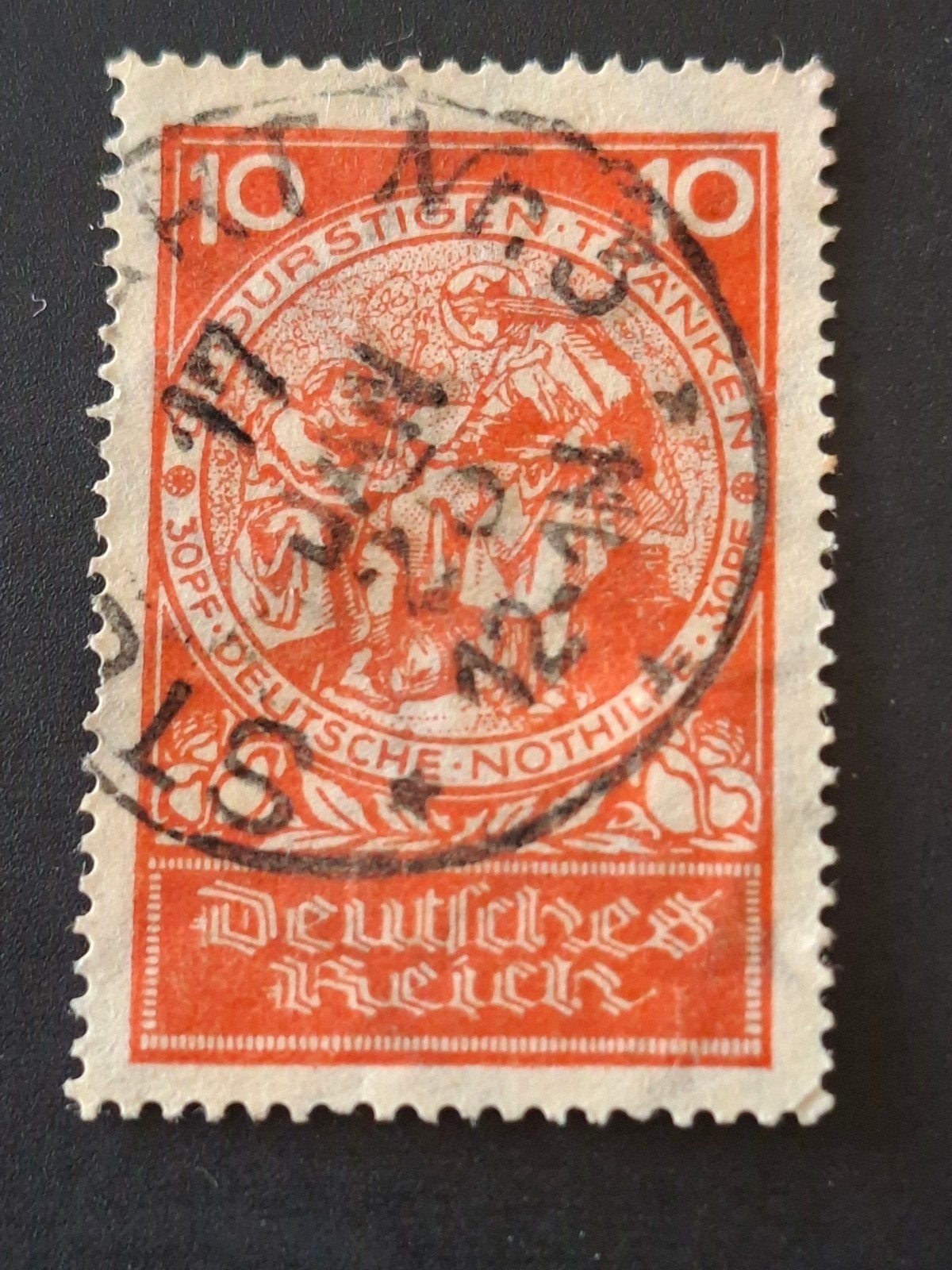 Duitsland Reich Mi 352, Verzenden, Overige periodes, Gestempeld