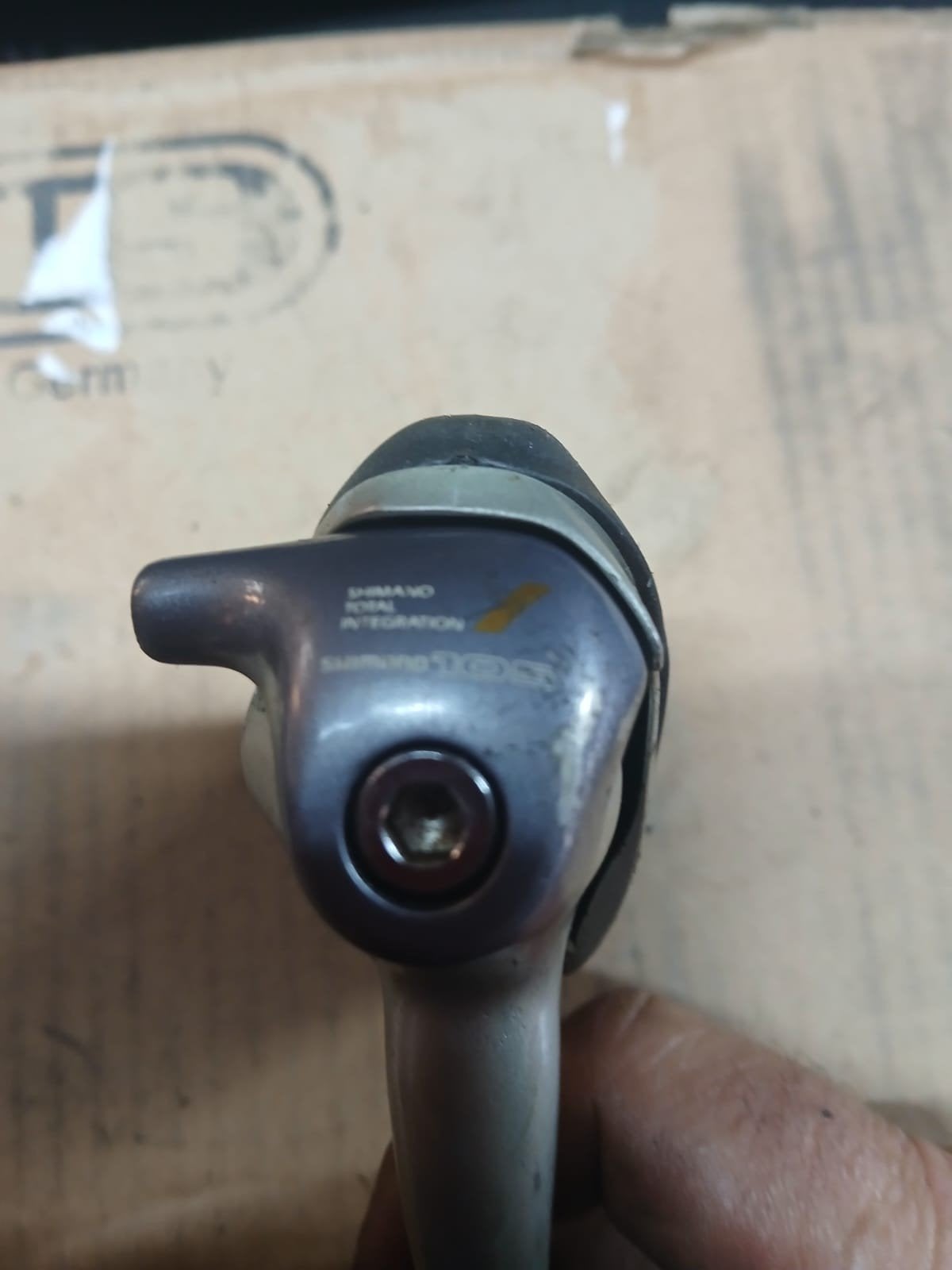 Shimano 105 Shifter Links., Ophalen, Gebruikt, Derailleur of Ketting, Aluminium