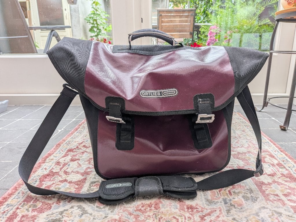 Ortlieb waterdichte fietstas - laptoptas, Fietsen en Brommers, Fietsaccessoires | Fietstassen, Ophalen of Verzenden, Zo goed als nieuw
