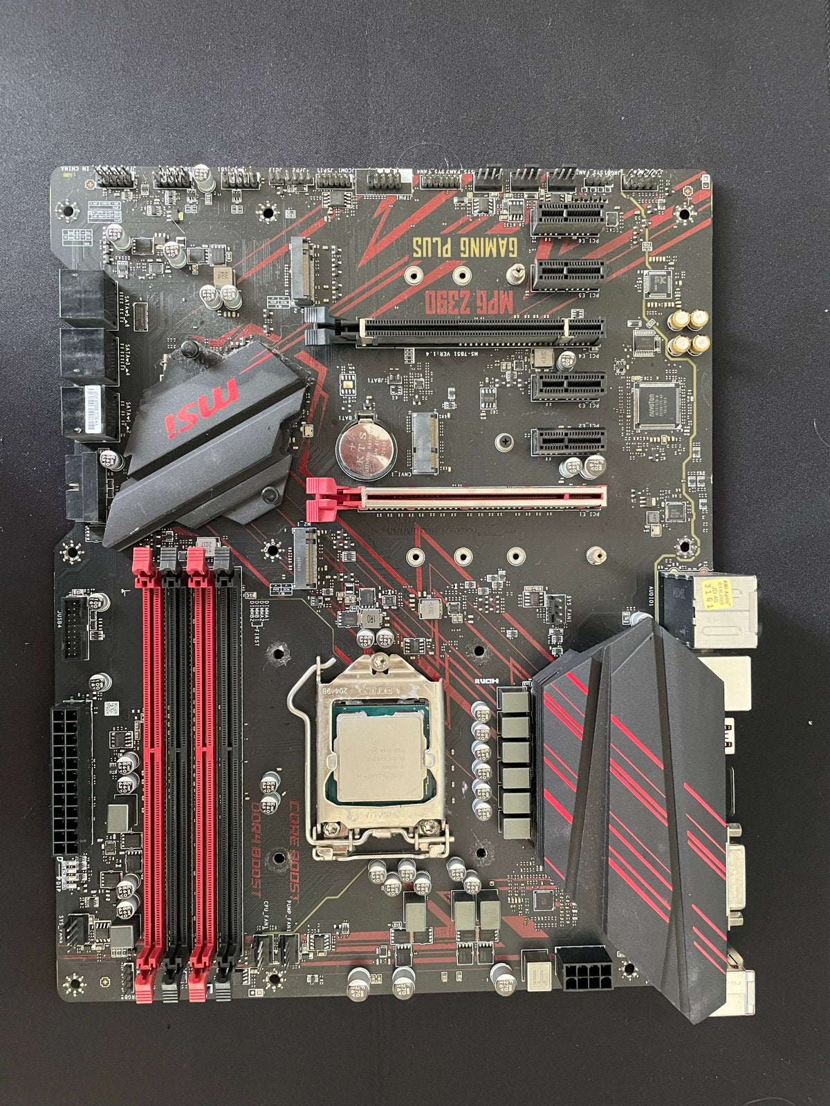 I9 9900k + MSI MPG Z390 moederbord, Ophalen, Gebruikt, Intel, DDR4