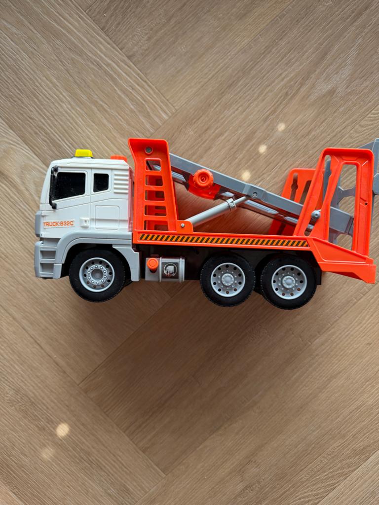 Takel auto, zelfrijdend (achteruit trekken), Kinderen en Baby's, Speelgoed | Speelgoedvoertuigen, Ophalen of Verzenden, Gebruikt