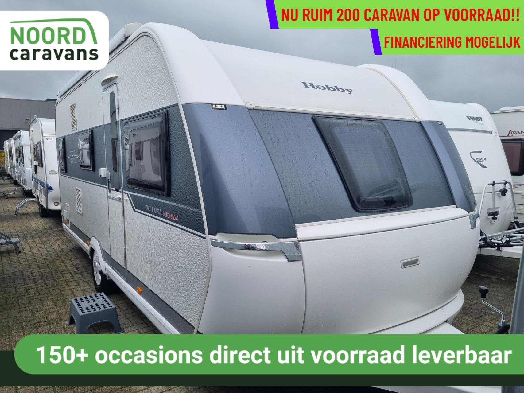 Hobby 545 KMF de luxe edition STAPELBED + MOVER + AUTARK, Caravans en Kamperen, Caravans, Rondzit, Hobby, 7 tot 8 meter, Bedrijf