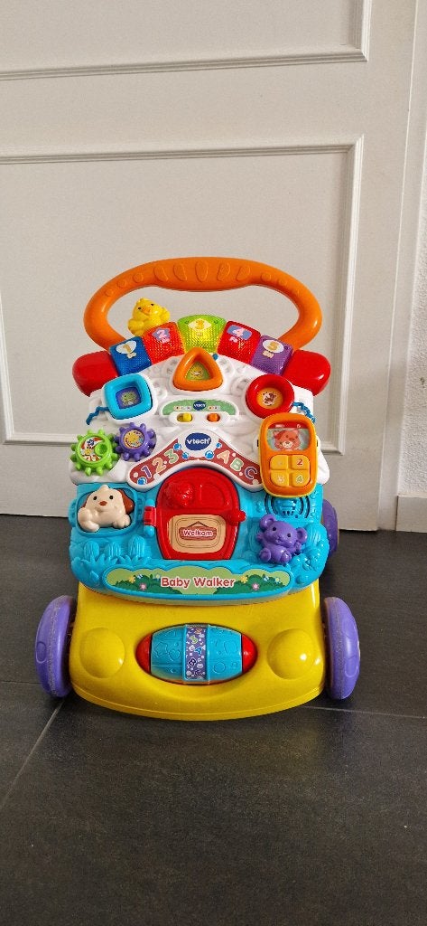 Vtech loopwagen, Kinderen en Baby's, Speelgoed | Vtech, Ophalen, Zo goed als nieuw, 6 maanden tot 2 jaar
