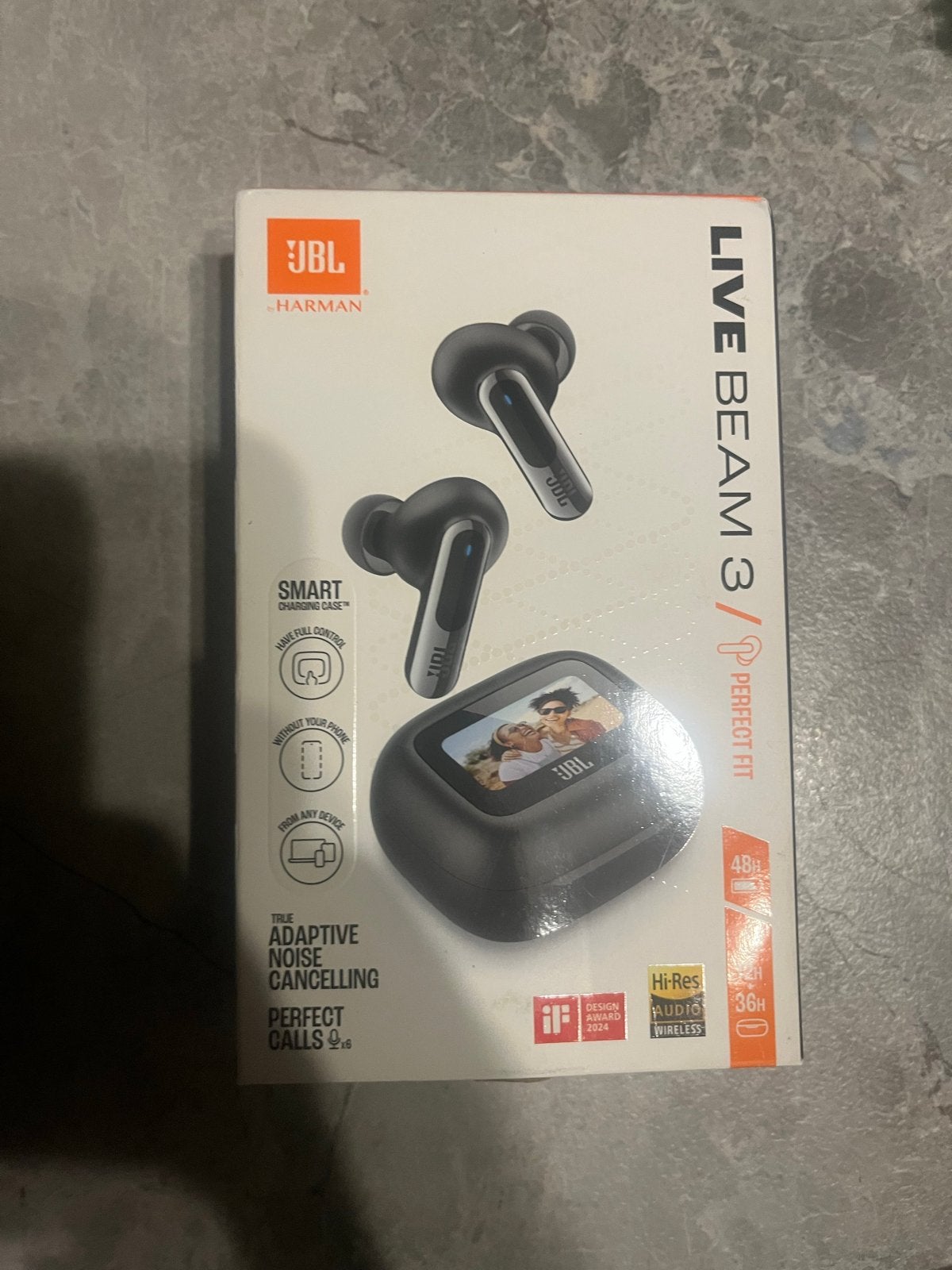 JBL Live Beam 3 TWS Oordopjes met Smart Charging Case, Ophalen of Verzenden, Nieuw, Over oor (circumaural), Draadloos