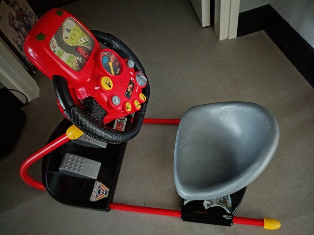 Disney cars race stoel, Ophalen of Verzenden, Gebruikt