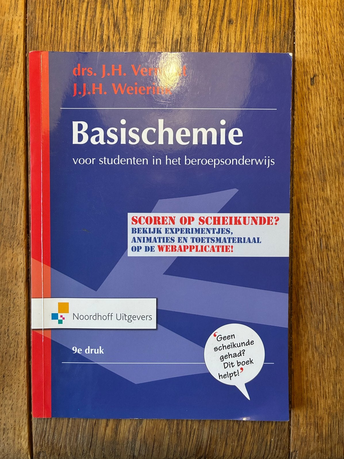 Basischemie voor studenten in het beroepsonderwijs, 9e druk, Boeken, Ophalen, Zo goed als nieuw, Overige niveaus, Scheikunde
