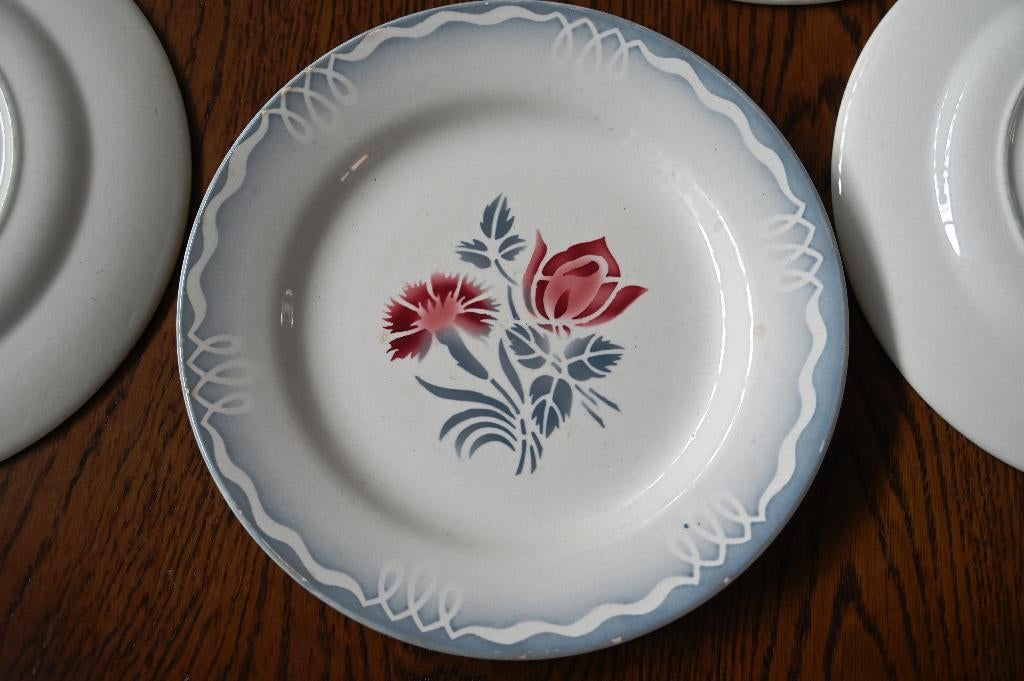 Ontbijtbordjes korenbloem, Antiek en Kunst, Ophalen of Verzenden
