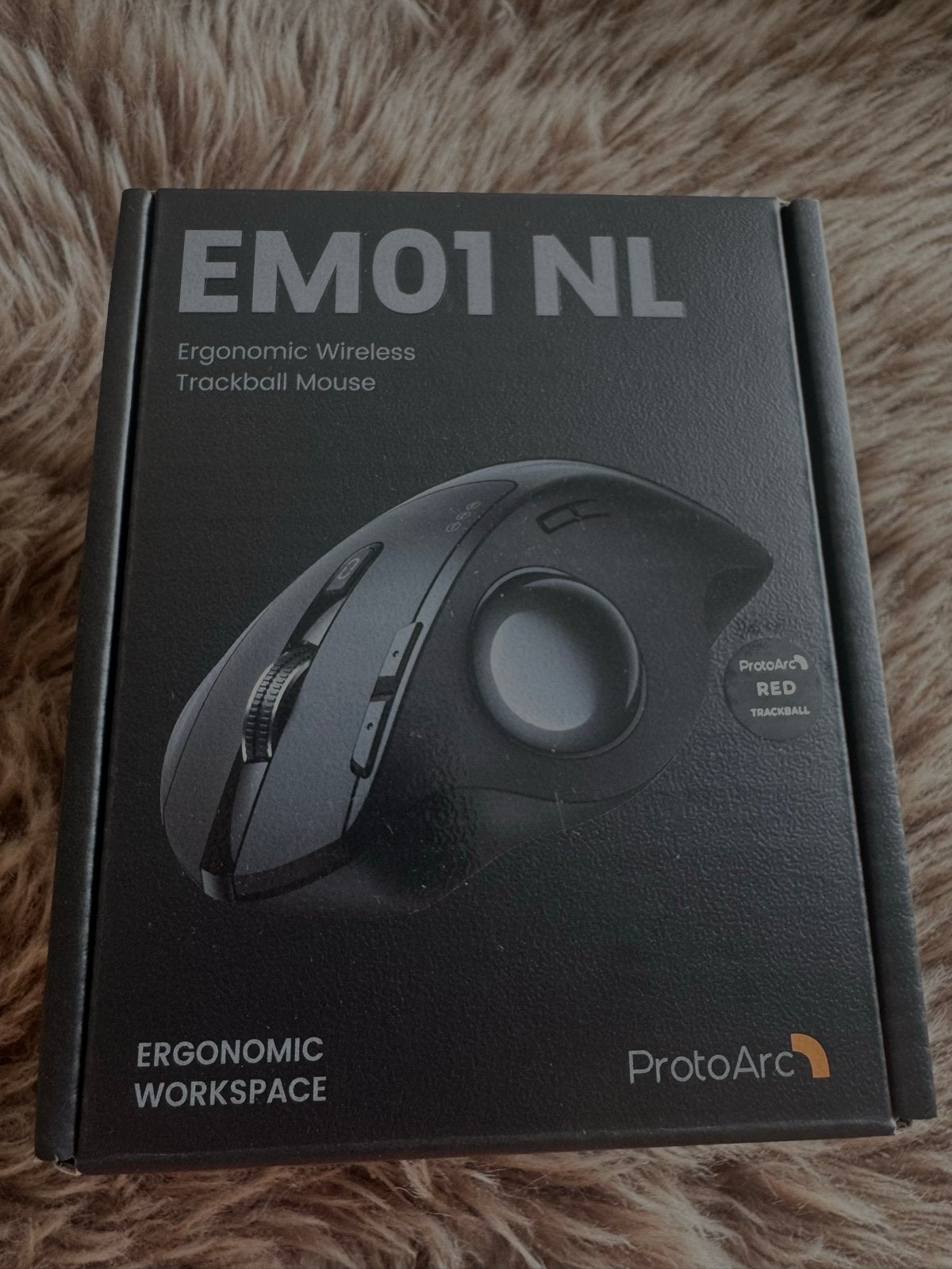 ProtoArc EM01 NL Ergonomische Draadloze Trackball Muis, Muis, Ergonomisch, Ophalen of Verzenden, Zo goed als nieuw