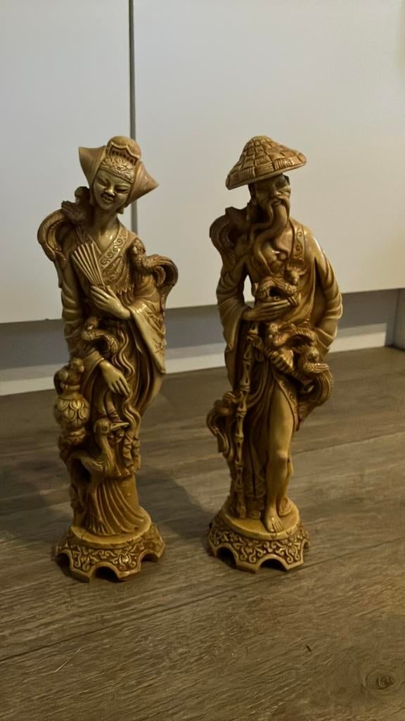 2 Chinese/Oosterse liefdesbeelden, Ophalen of Verzenden