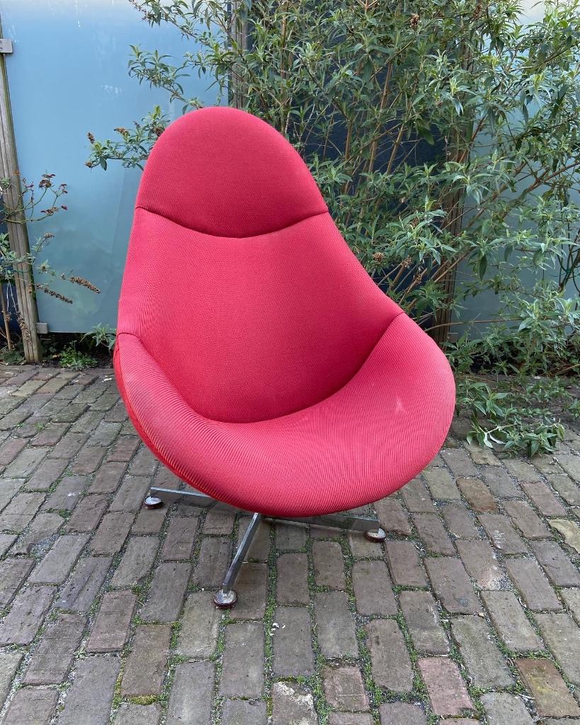 Rudolf Wolf voor Rohé Noordwolde Space Age Fauteuil, Huis en Inrichting, Fauteuils, Ophalen, Gebruikt, Overige materialen, 75 tot 100 cm