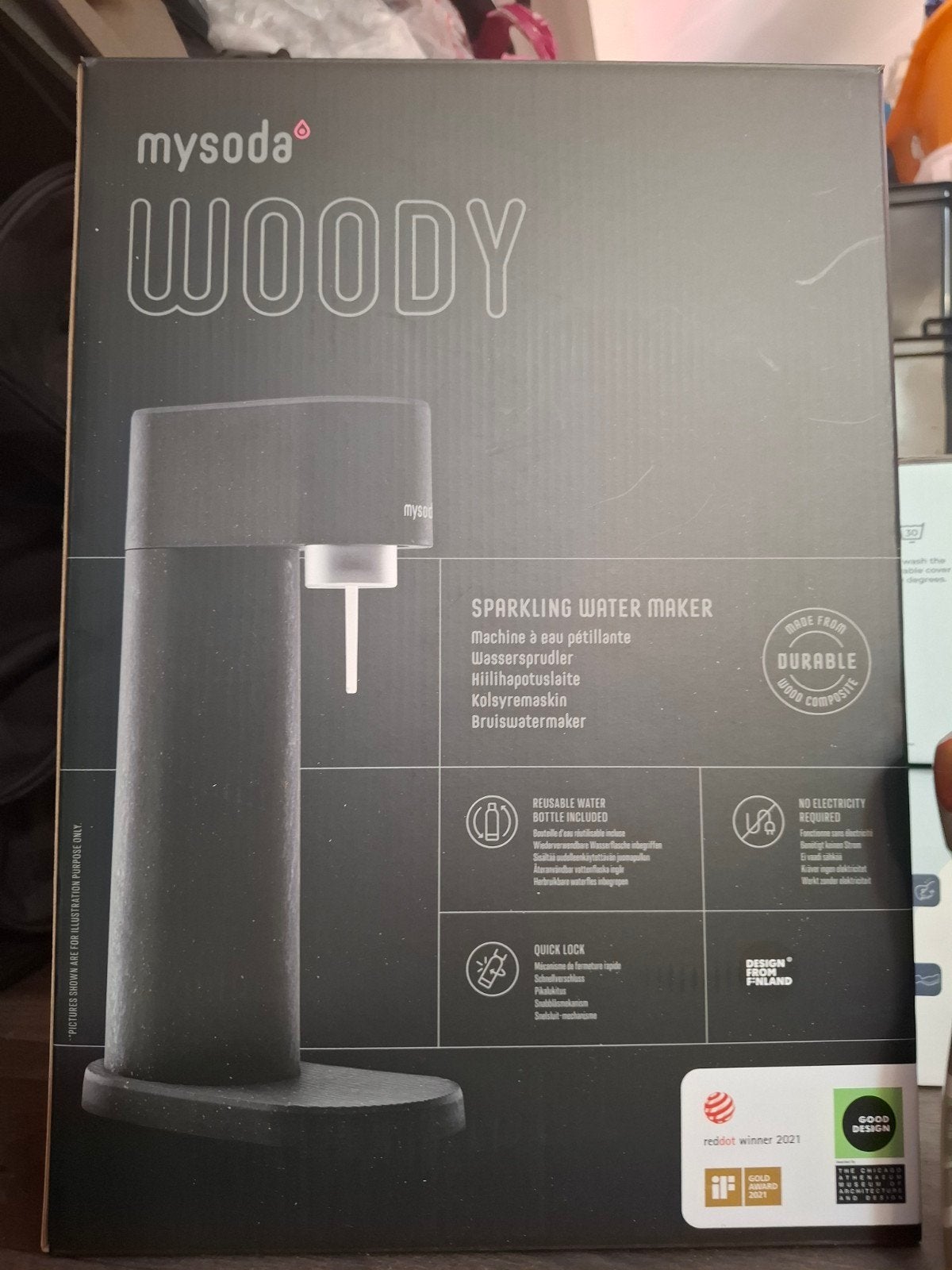 MySoda Woody Bruiswatermaker Zwart - Nieuw incl siroop, Ophalen of Verzenden, Nieuw