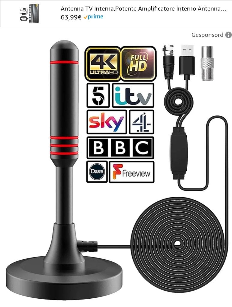Digitale TV ontvanger, Ophalen of Verzenden, Nieuw, Antenne