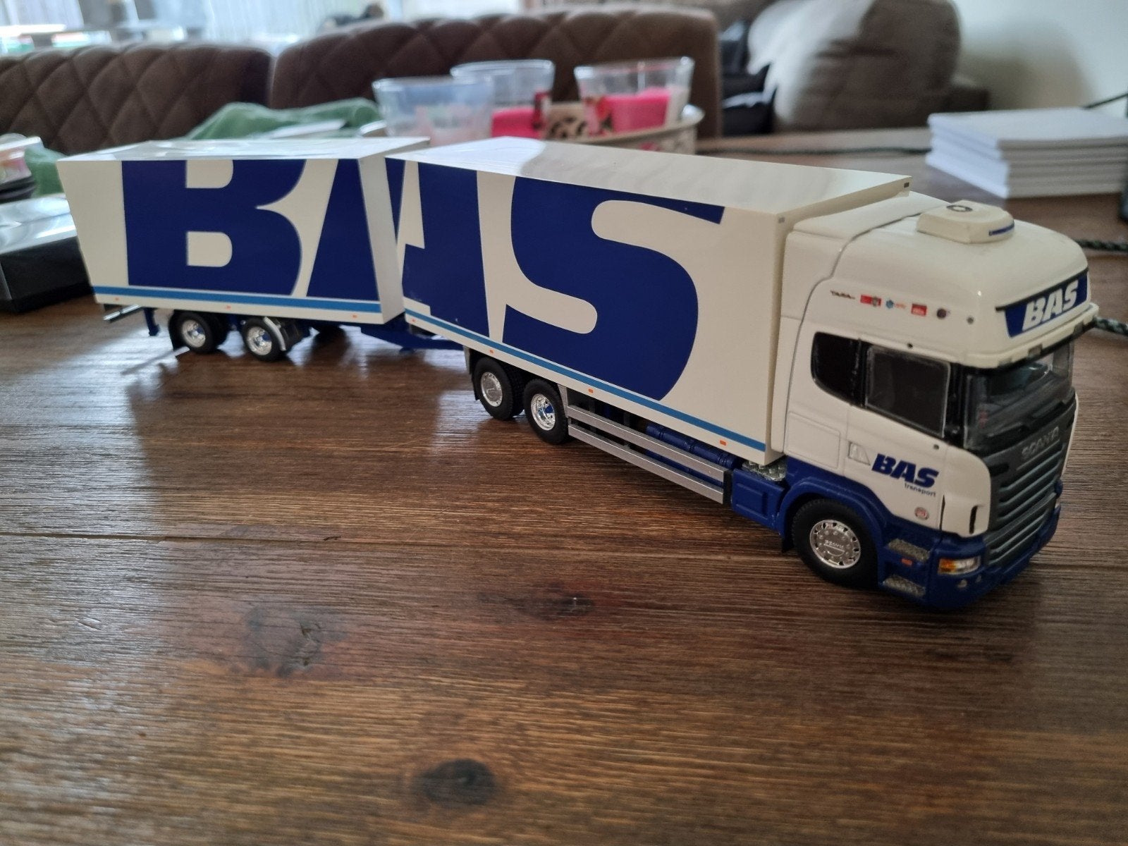 tekno scania volvo bas transport etten leur, Hobby en Vrije tijd, Modelauto's | 1:50, Ophalen of Verzenden, Zo goed als nieuw