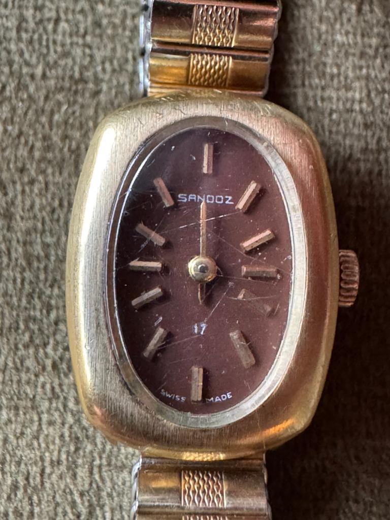 Vintage Sandoz Ladies Watch – 17 Jewels – Swiss Made – 1970s, Sieraden, Tassen en Uiterlijk, Horloges | Antiek, Ophalen of Verzenden
