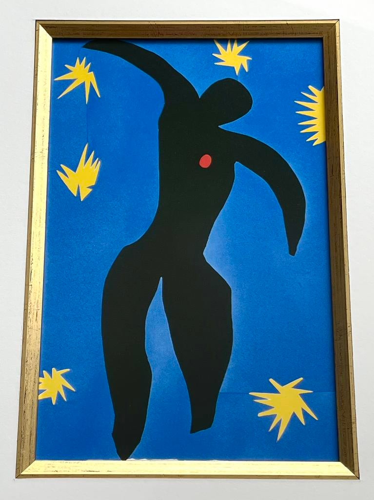 Icarus | Henri Matisse | kunst print reproductie in lijst, Antiek en Kunst, Ophalen