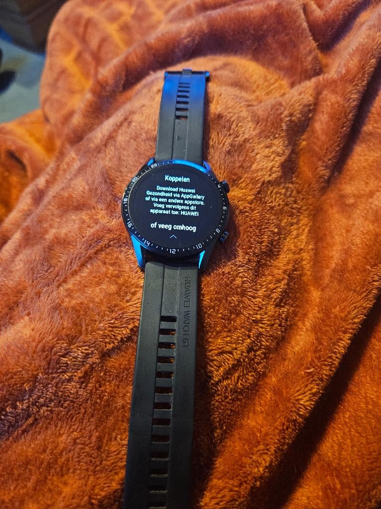 Huawei smartwatch GT, Gebruikt, Zwart, Ophalen of Verzenden, Huawei