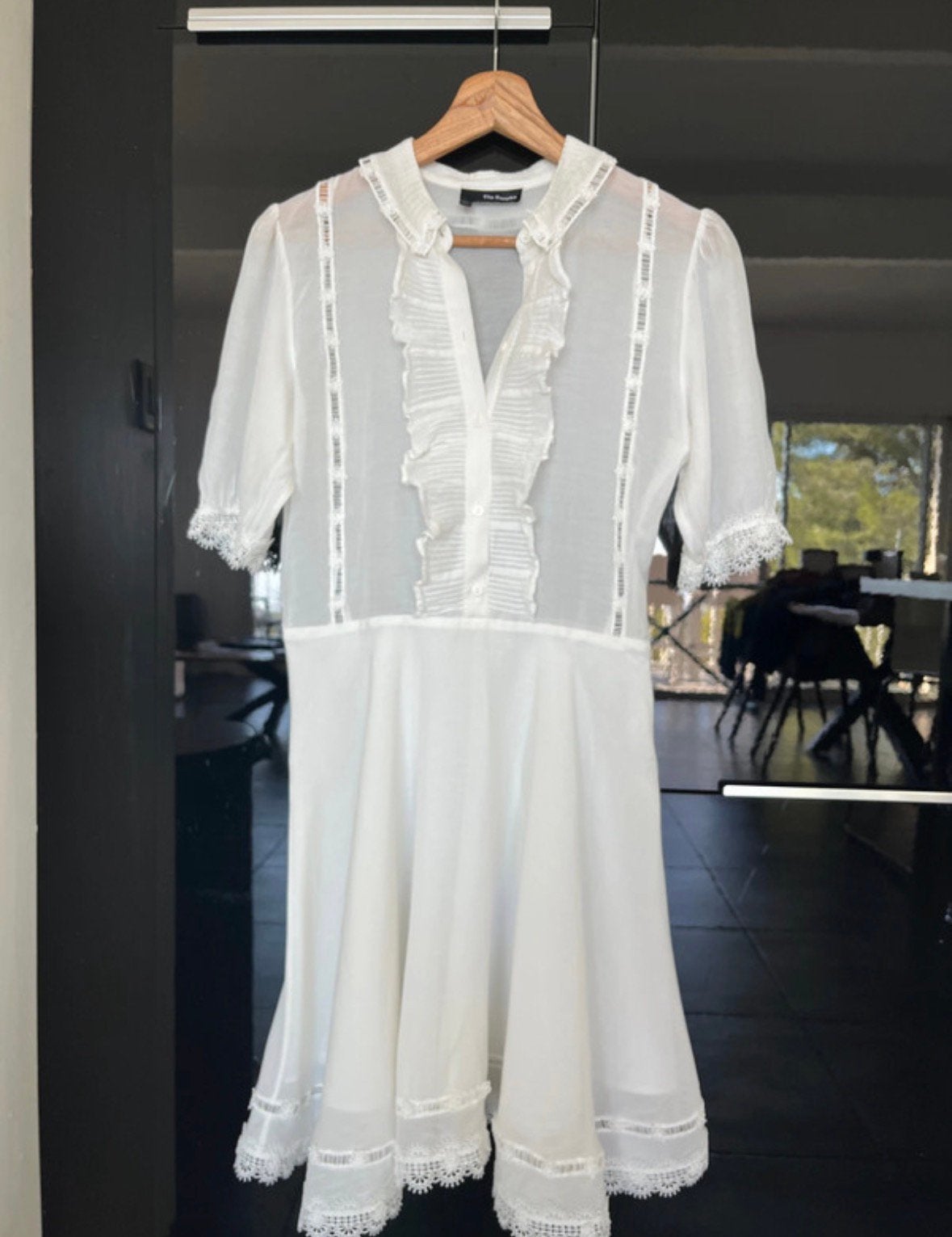 The Kooples jurk, Verzenden, Wit, Nieuw, Maat 34 (XS) of kleiner