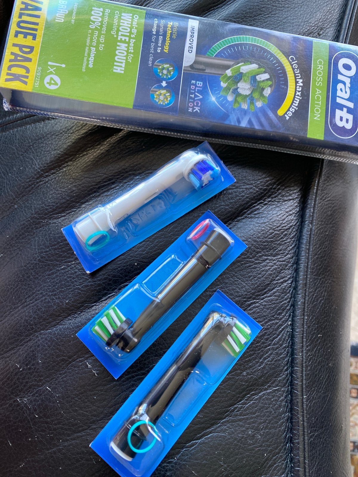 3 nieuwe Oral-B CrossAction Pro opzetborstels, Verzenden, Nieuw, Mondverzorging