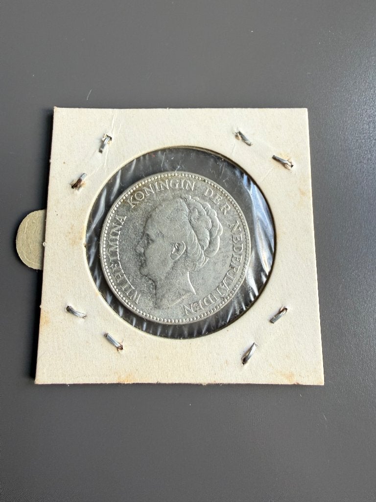 1 gulden 1931, Postzegels en Munten, 1 gulden, Zilver, Ophalen of Verzenden, Koningin Wilhelmina