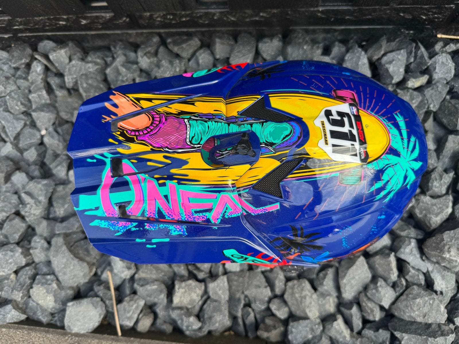 O'Neal Kinder BMX Cross Helm Maat Youth L - Z.g.a.n., Fietsen en Brommers, Fietsaccessoires | Fietshelmen, Ophalen of Verzenden
