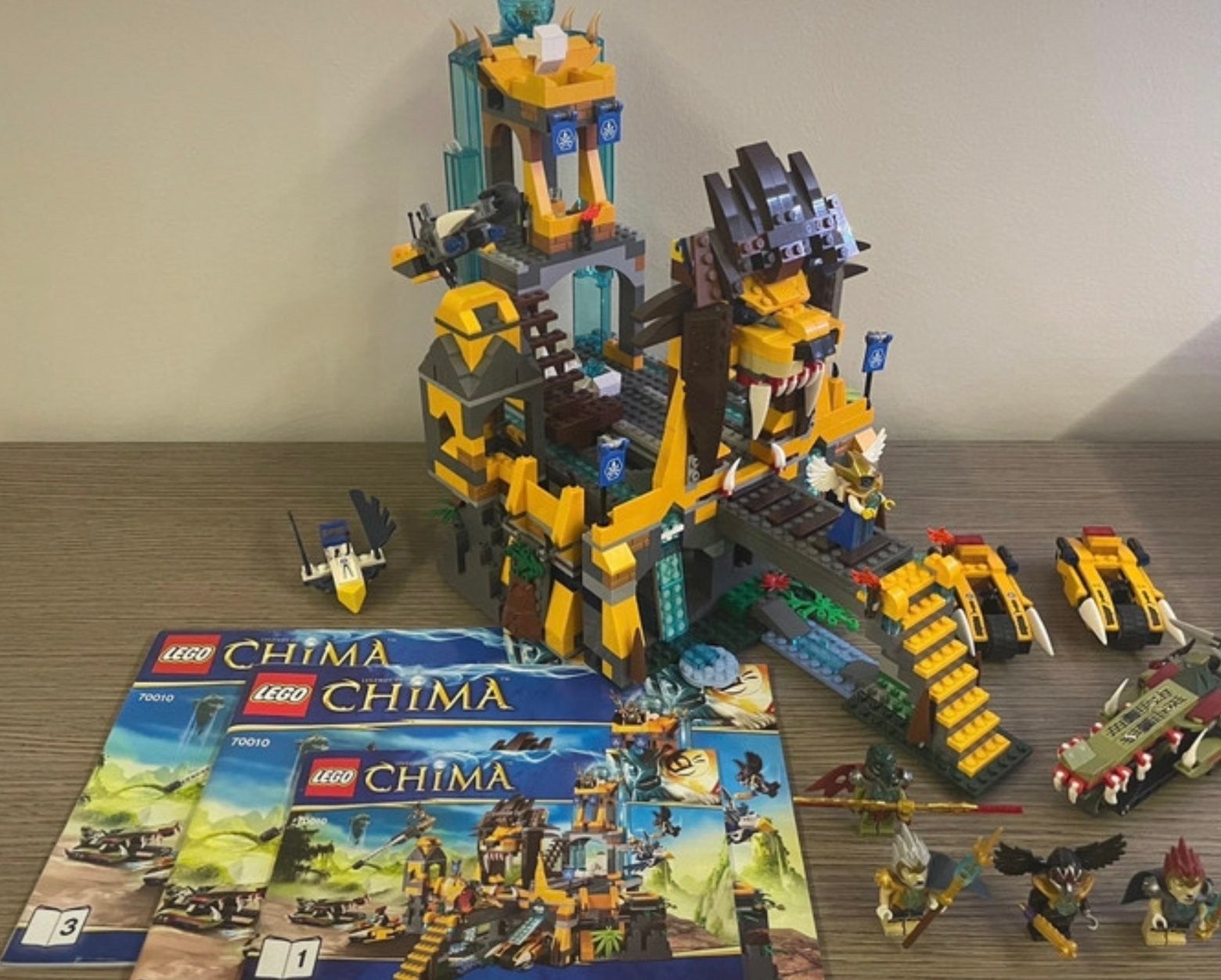 Lego Chima 70010 Leeuwen CHI Tempel, Lego, Ophalen of Verzenden, Zo goed als nieuw, Compleet