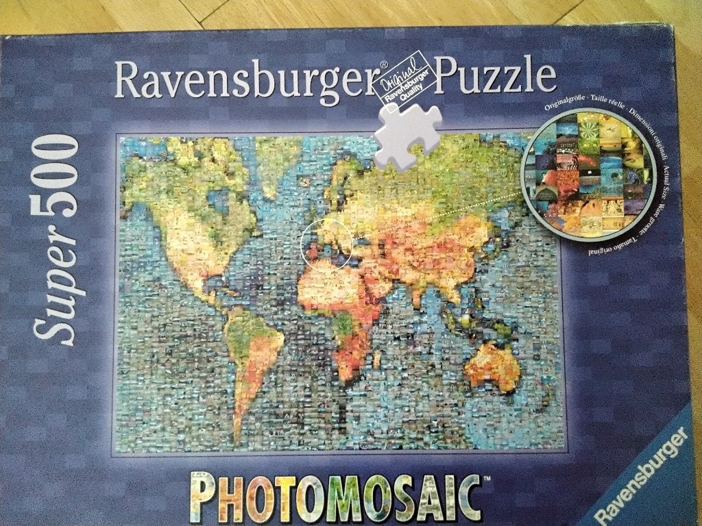 Legpuzzel 500 stukjes, Ophalen, 500 t/m 1500 stukjes, Zo goed als nieuw, Legpuzzel