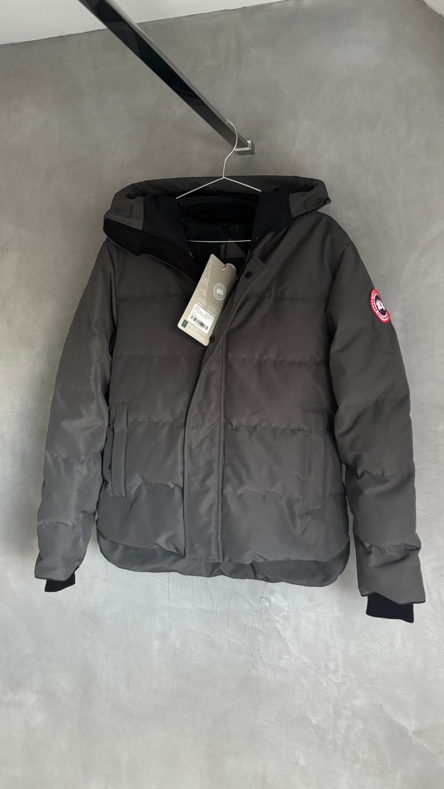 Grijze Winterjas, Kleding | Heren, Verzenden, Nieuw, Maat 48/50 (M), Grijs