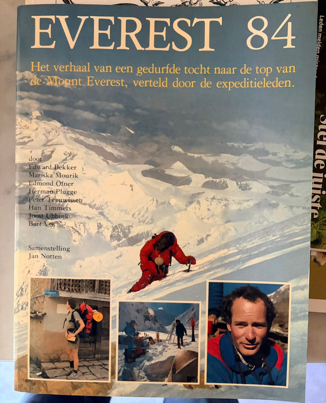 Everest 84 met Bart Vos, door E. Bekkers gesigneerd, Ophalen of Verzenden, Zo goed als nieuw, Azië