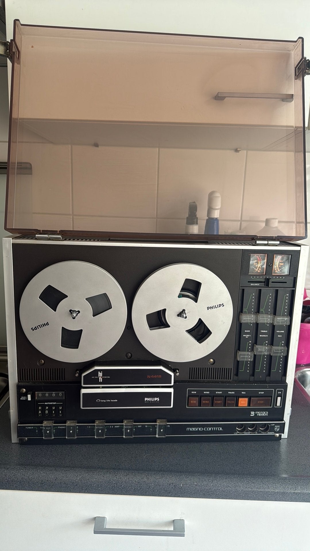 Philips bandrecorder, Ophalen, Bandrecorder