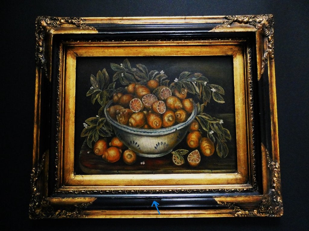Schilderij Biggs & Sons stilleven citroenen René Tempur, Doek, Stilleven, Ophalen of Verzenden, Olieverf