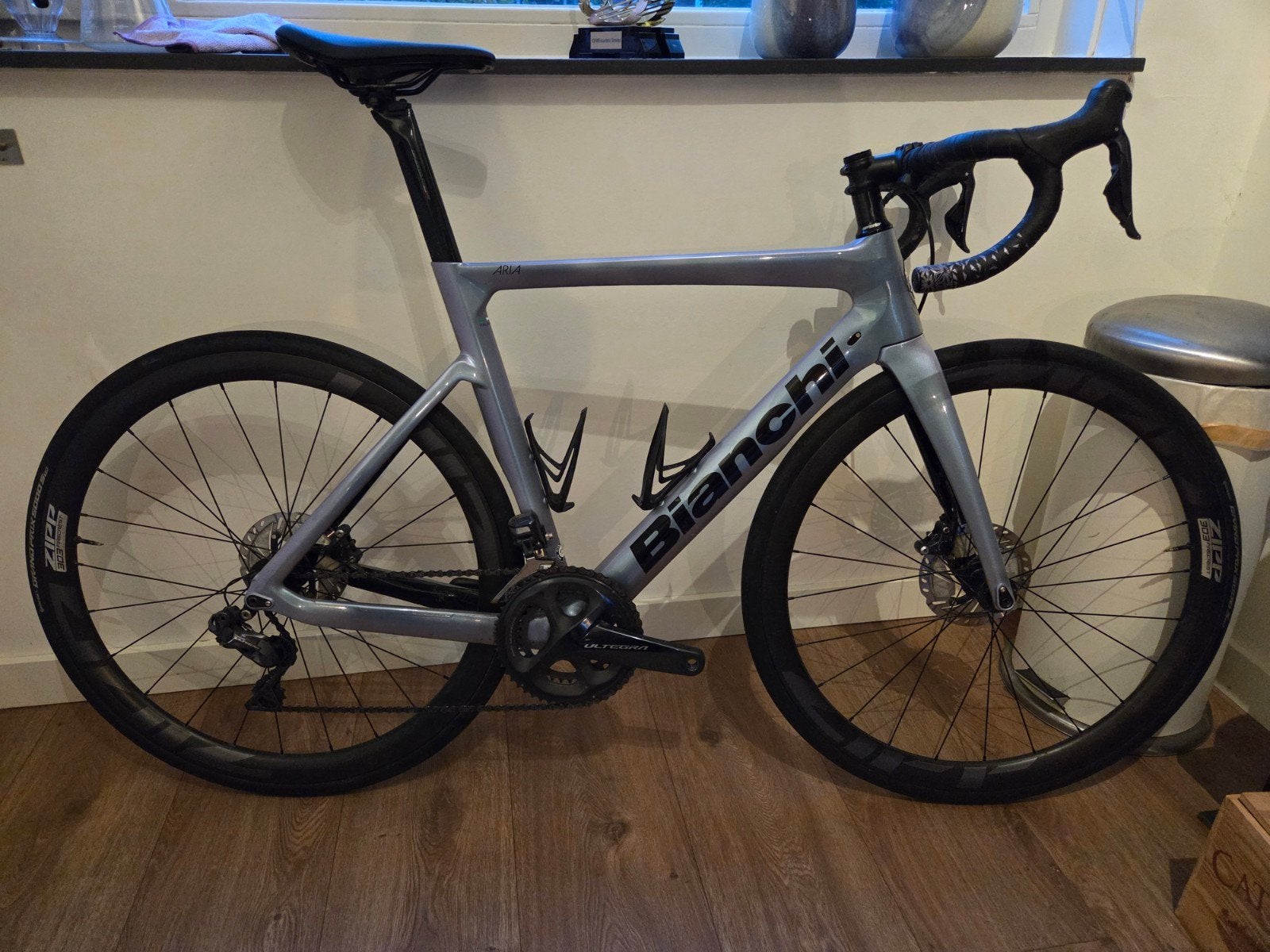 Bianchi Aria 55 cm, Fietsen en Brommers, 28 inch, Gebruikt, Carbon, Velgrem