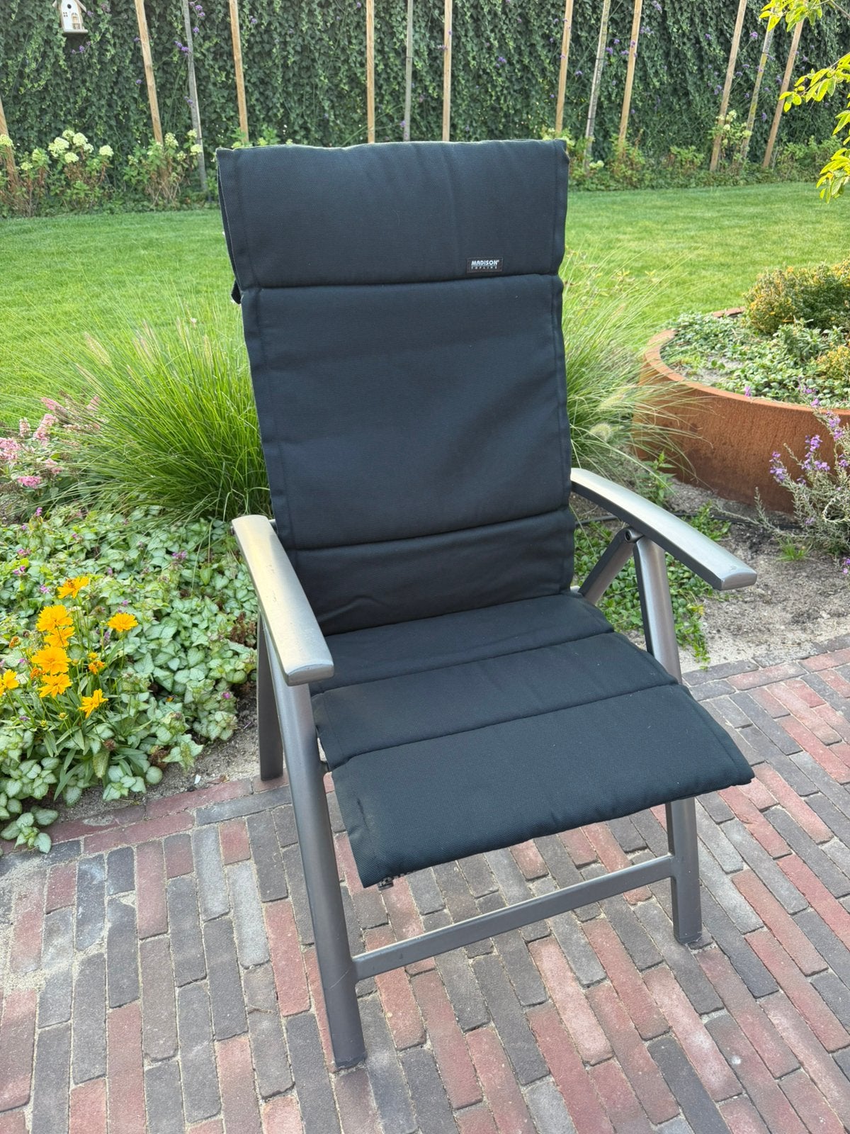 Bellagio tuinstoelen – gebruikt, comfortabel en stevig, Tuin en Terras, Ophalen, Gebruikt, Aluminium, Verstelbaar