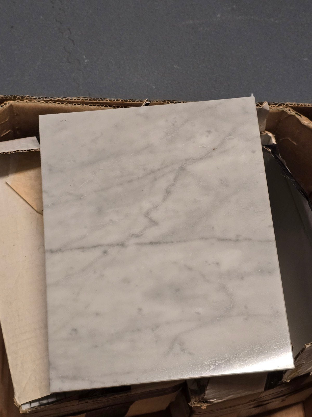 Marmeren tegels Bianco Carrara 20x25 cm, Ophalen, Wandtegels, Nieuw, 20 tot 40 cm