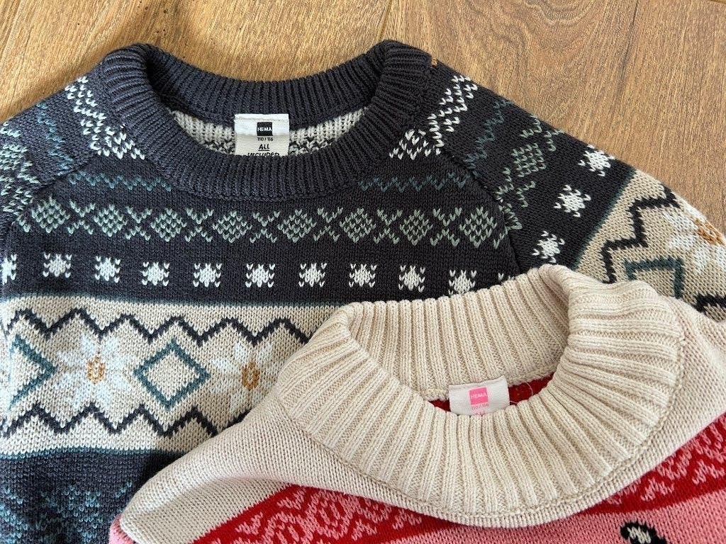 HEMA limited edition kersttruien maat 110/116, Meisje, Trui of Vest, Ophalen of Verzenden, Zo goed als nieuw