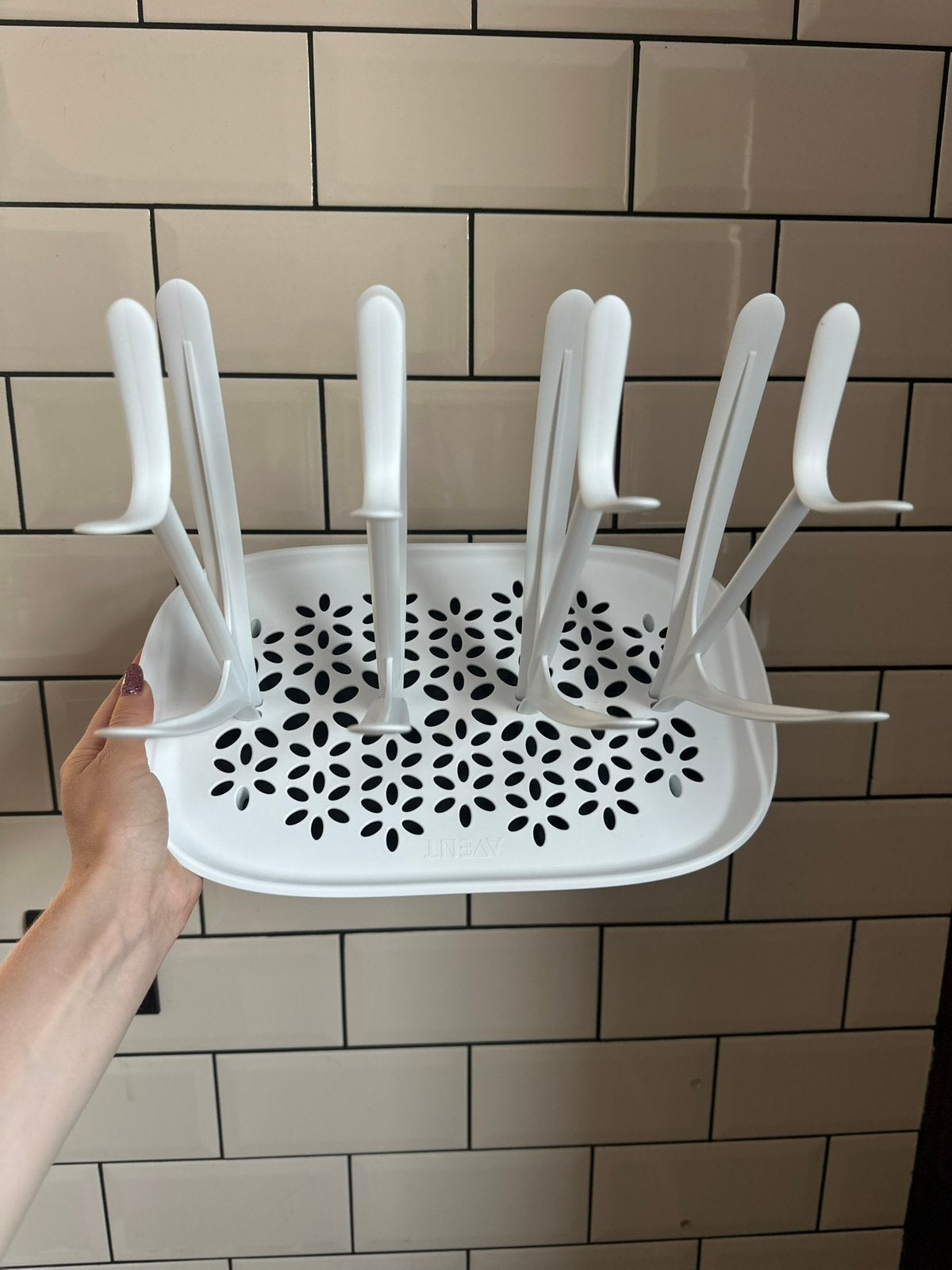 Avent Afdruiprek, Ophalen of Verzenden, Zo goed als nieuw, Flessendroger, Philips Avent