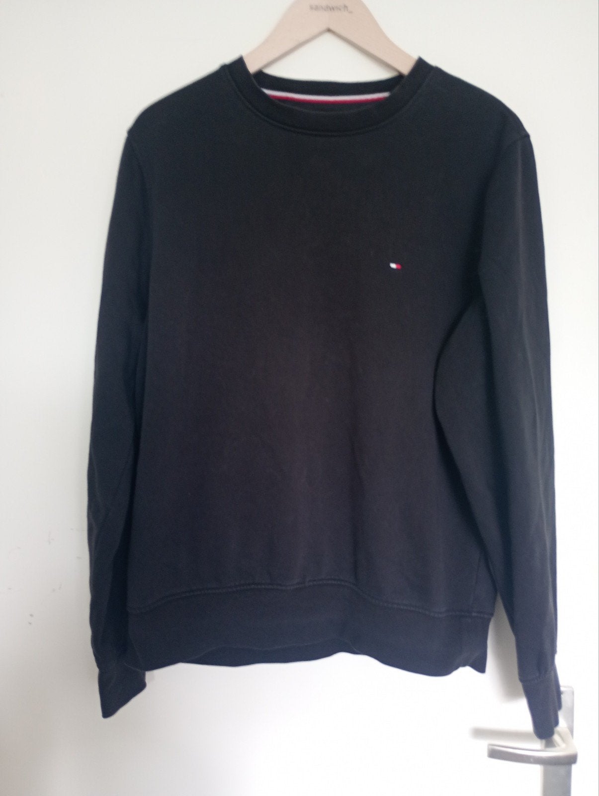 Tommy Hilfiger trui maat L, Kleding | Heren, Truien en Vesten, Maat 52/54 (L), Zwart, Tommy Hilfiger, Ophalen of Verzenden
