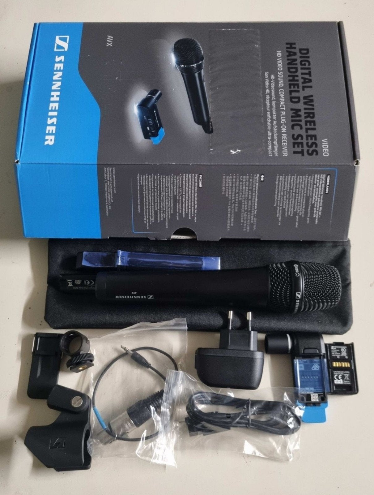 Nieuwe Sennheiser AVX-835 Handheld Set, Ophalen of Verzenden, Nieuw, Zangmicrofoon, Draadloos