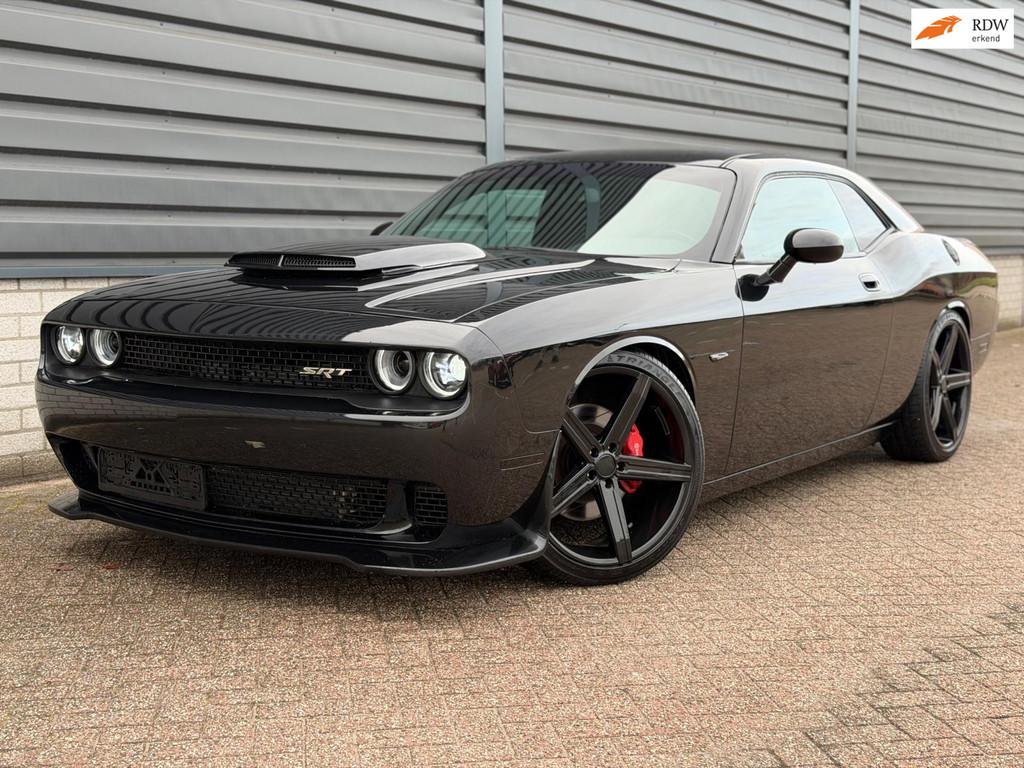 Dodge CHALLENGER SRT-8 V8 6.1 AUTOMAAT LED BLACK EDITION!, Auto's, Dodge, Bedrijf, Te koop, Challenger, ABS, Airbags, Airconditioning