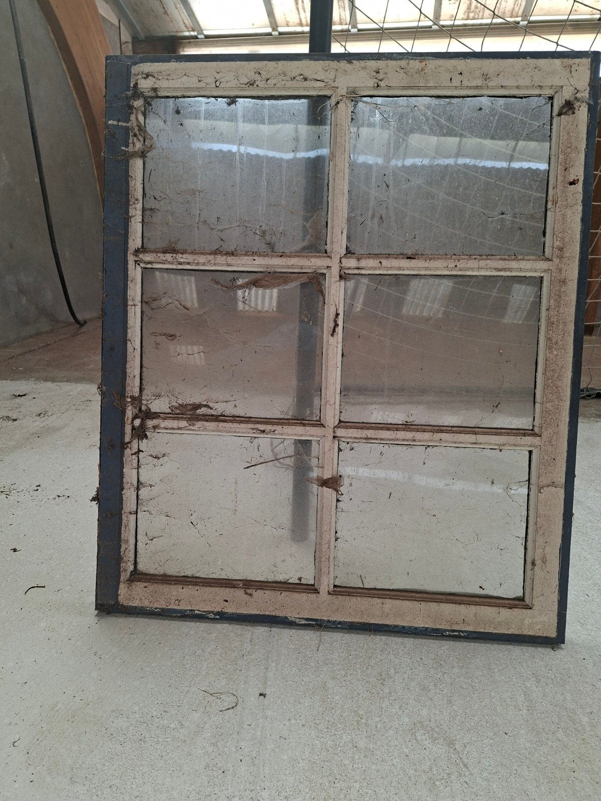 Antiek raam, Doe-het-zelf en Verbouw, Glas en Ramen, Ophalen, Gevelraam of Ruit, Gebruikt, 80 tot 120 cm