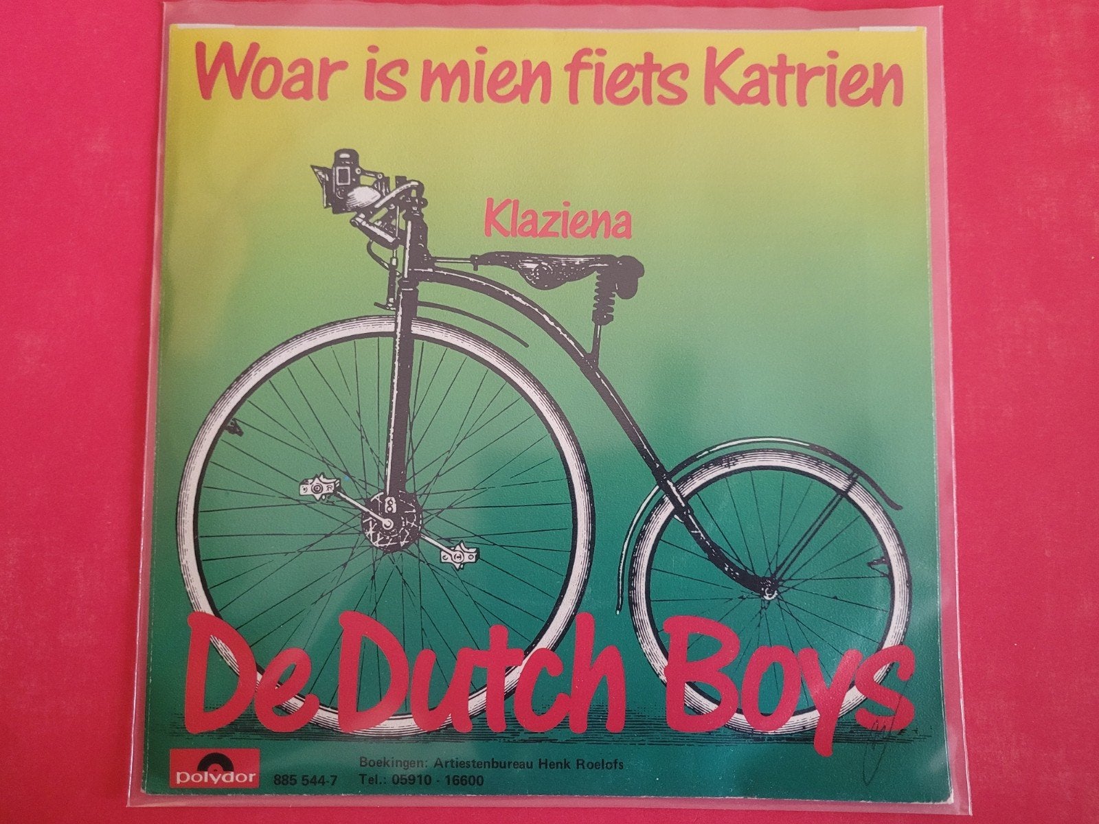 The Dutch Boys - Woar is mien fiets Katrien., Cd's en Dvd's, Ophalen, Zo goed als nieuw, Overige formaten, Levenslied of Smartlap