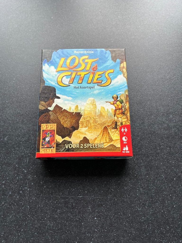 Lost Cities: Het kaartspel, Een of twee spelers, Ophalen of Verzenden, Zo goed als nieuw, 999 Games