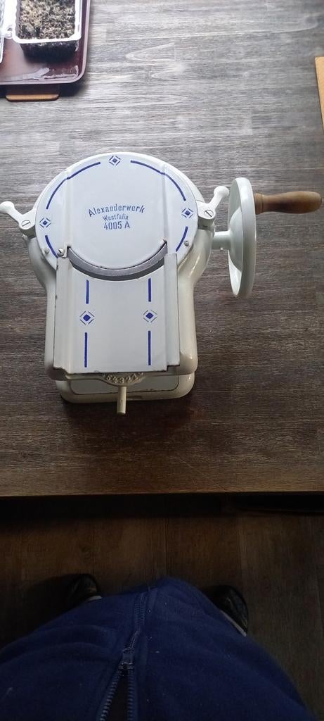 Alexanderwerk vlees snijmachine 4005A, Antiek en Kunst, Antiek | Keukenbenodigdheden, Ophalen of Verzenden