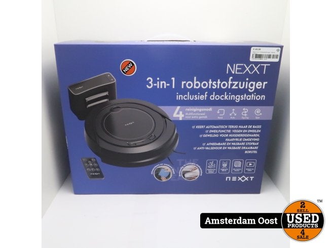 Nexxt 3-in-1 Robotstofzuiger | Nieuw in Doos, Flex Ltd., Nieuw, https://flex.com/contact-us, Nobelstraat 10, 5807 GA Oostrum LB, Limburg, Nederland