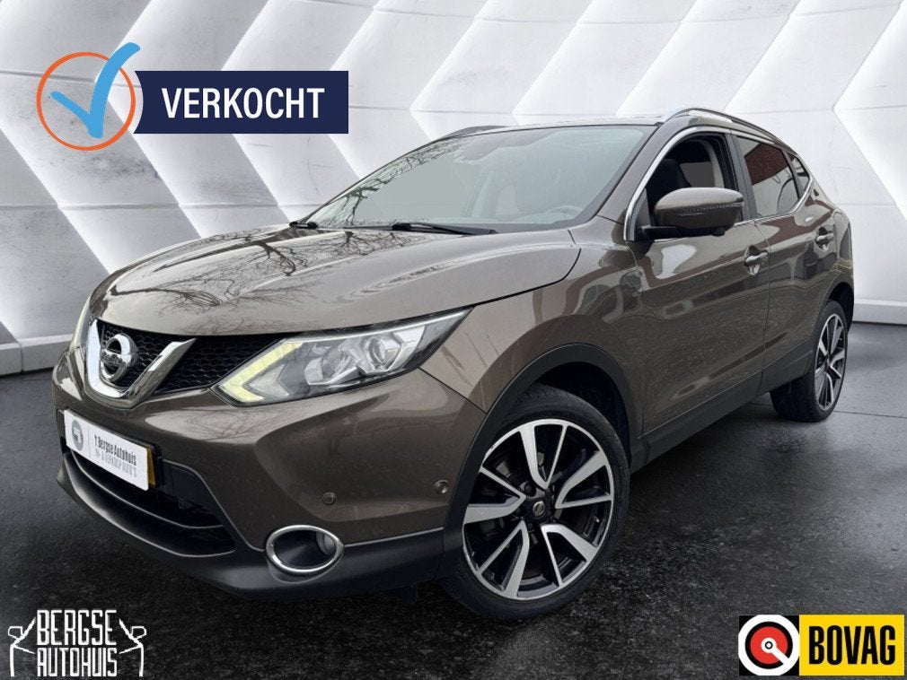 Nissan QASHQAI 1.2 Tekna 360 camera Cruise Pdc Keyless, Auto's, Automaat, Dealer onderhouden, Gebruikt, 4 cilinders