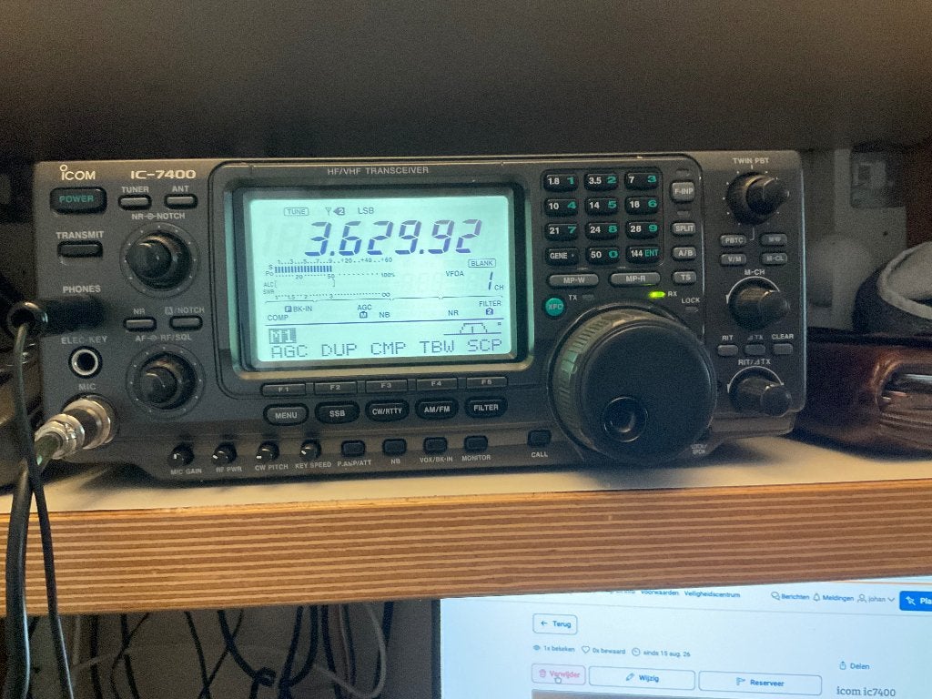 gezocht gezocht.  defecte.  Icom ic7400, Ophalen of Verzenden, Gebruikt, Zender en Ontvanger