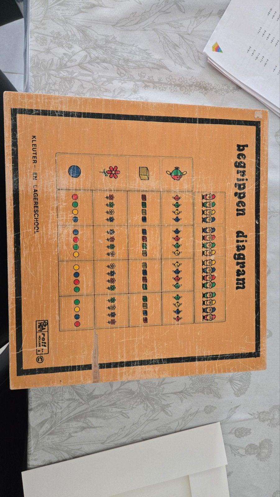 Begrippen Diagram Spel - Educatief voor Kleuters, Kinderen en Baby's, Ophalen of Verzenden, Gebruikt, Puzzelen