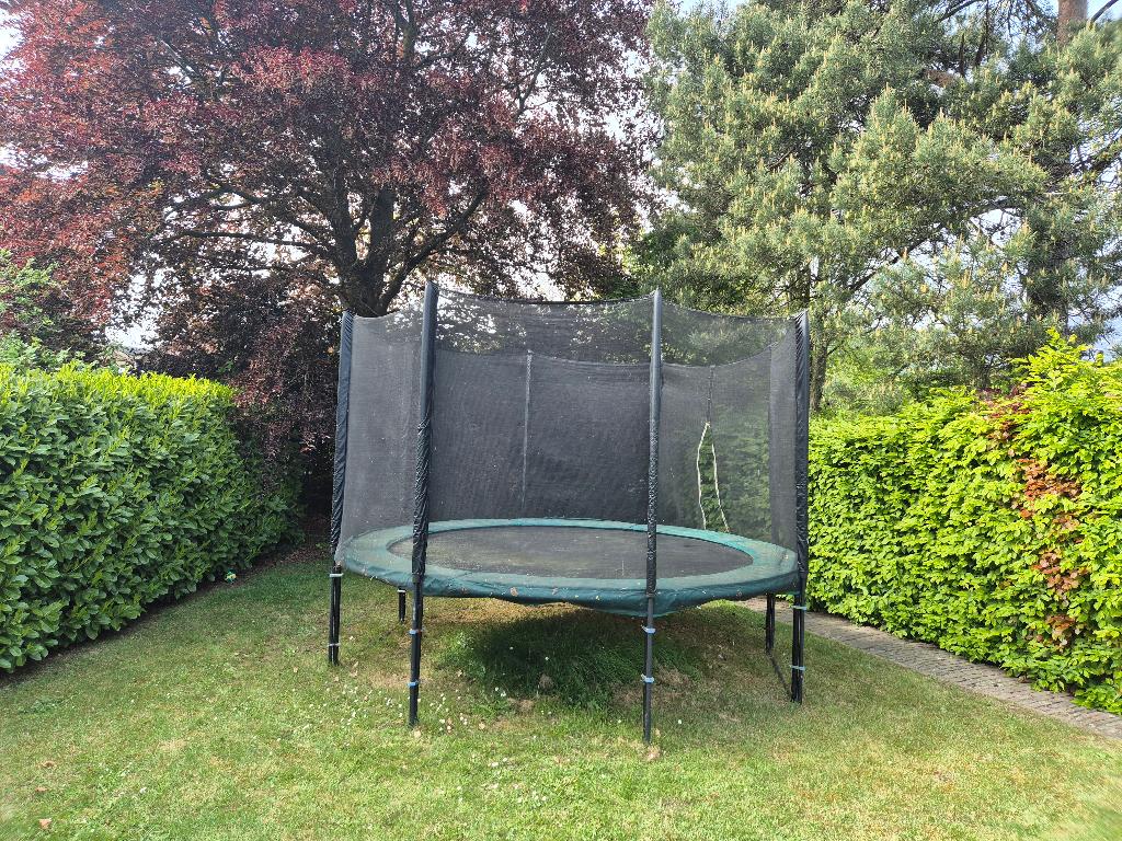 trampoline diameter 3.66 meter, Ophalen, Gebruikt