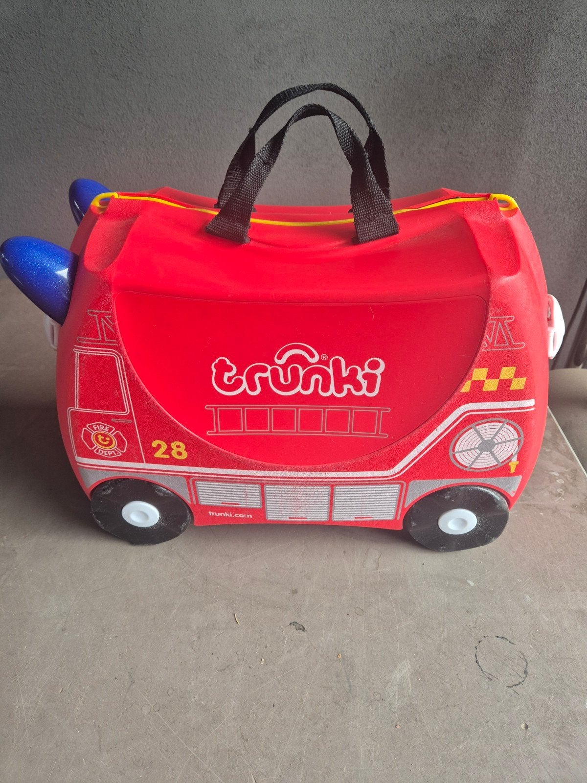 Trunki brandweer koffer - Kinderkoffer op wielen, Ophalen, Gebruikt