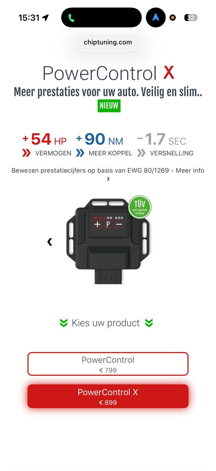 DTE systems tuning box powercontrol X BMW b58, Ophalen of Verzenden